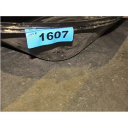 Black metal wheel barrow replacement bucket