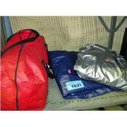 2 inflatable mattresses and a sleeping bag