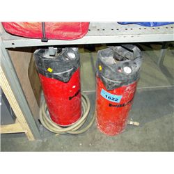 2 hilti pressurized construction tanks