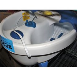 DR Scholls foot bath