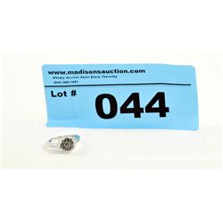 Genuine Blue Diamond Cocktail Ring