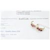 Image 1 : 10k gold 1.18ct ruby and diamond earring set