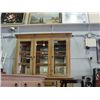 Image 1 : Pickeled pine lighted buffet and hutch