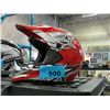 Image 1 : Red motocross helmet