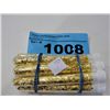 Image 1 : Ten 4" viles of 22k gold flakes