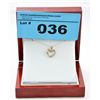 Image 1 : 14kt Yellow Gold Diamond Necklace .33 Carat