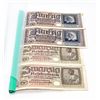 Image 1 : 4x WW2 Nazi German Bills