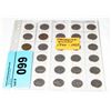 Image 1 : Collection of 30 canadian nickels from 1940-1967