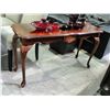Image 1 : Mahogany finish sofa/ hall table