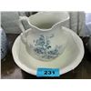 Image 1 : Victorian jug and bowl set circa 1890