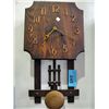 Image 1 : Mission oak pendulum wall clock time and strike