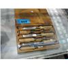 Image 1 : 6pc wood chisel set with box