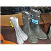 Image 1 : Pair of baffin steel toed rubber work boots with