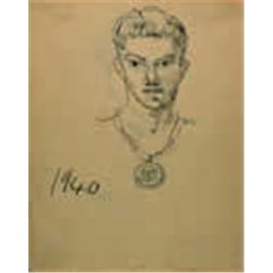 Self Portrait of Francis Newton (Souza)