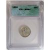 Image 1 : 1850 SEATED DIME ICG MS64 RARE COIN!