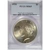 Image 1 : 1926  Peace $  PCGS65  est $370-$380