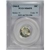 Image 1 : 1944-D MERCURY DIME PCGS NS66FB BLAST WHITE