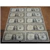Image 1 : 10 ASSORTED 1957 $1 SILVER CERTIFICATES