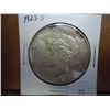 1923-S PEACE SILVER DOLLAR RIM NICKS