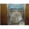 Image 1 : 2000-D AMERICAN SILVER EAGLE ICG MS69