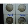 Image 1 : 1900-S,01,02 & 03 BARBER HALF DOLLARS