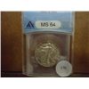 Image 1 : 1942-S WALKING LIBERTY HALF DOLLAR ANACS MS64