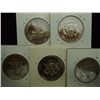 Image 2 : 1976-S -1980-S KENNEDY HALF DOLLARS PROOF 5 COINS