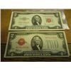 Image 1 : 1928-F & 53-B $2 US NOTES RED SEAL