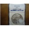 Image 1 : 2008 AMERICAN SILVER EAGLE NGC MS69