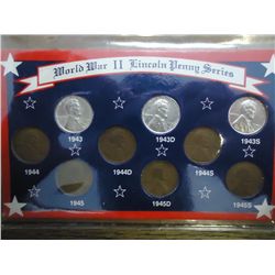 WWII LINCOLN PENNY SET (AS SHOWN)