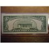 Image 2 : 1963 $5 US STAR NOTE RED SEAL CRISP