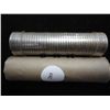 Image 1 : ROLLS OF 1962-P & D JEFFERSON NICKELS (UNC)