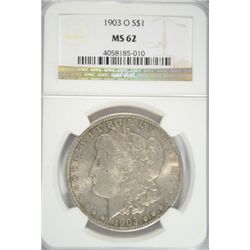 1903-O MORGAN DOLLAR NGC MS62 NICE