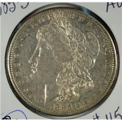 1885 S MORGAN DOLLAR AU