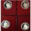 Image 1 : ( 4 ) 1982 GEORGE WASHINGTON COMMEMORATIVE  PROOF HALF DOLLARS