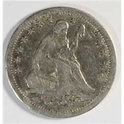 1854 Seated Liberty quarter  fine  est$30-$35