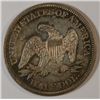 Image 2 : 1861 SEATED LIBERTY HALF DOLLAR AU+