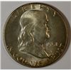 Image 1 : 1951 FRANKLIN HALF DOLLAR CHOICE TO GEM BU