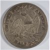Image 2 : 1874   Seated Liberty half $ ALL ORIGINAL COLOR VF/XF est  $120-$130
