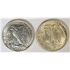 Image 2 : 1942 P AND 1943 P WALKING LIBERTY HALF DOLLAR MS62 EACH