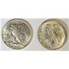 Image 2 : 1943-P AND 1942-D WALKING LIBERTY HALF DOLLAR MS62 EACH