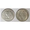 Image 2 : 1941-D AND 1945-D WALKING LIBERTY HALF DOLLAR MS62 EACH