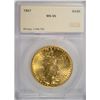 Image 1 : 1927 $20.00 GOLD SEGS MS65 GEM