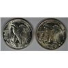 Image 2 : 1942-P AND 1943-P WALKING LIBERTY HALF DOLLAR MS62 EACH