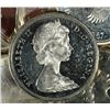 Image 2 : ( 10 ) CANADIAN SILVER DOLLARS