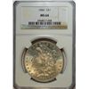 Image 1 : 1880 MORGAN DOLLAR NGC MS64 NICE WHITE