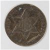 Image 1 : 1861 3 CENT SILVER VF