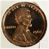 Image 2 : LINCOLN CENT LOT: 1960 PROOF, 1 ROLL 40'S-50'S WHEAT, 1 ROLL S MINT WHEAT, &