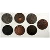 Image 2 : 7 lo grade US half pennys all have problems--1825-2 1826-28-1808- U CALL the