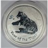 Image 2 : 2010 1 OZT .999FS AUSTRALIAN TIGER